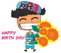 Boy Sun sticker #14552608