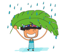 Boy Sun sticker #14552610