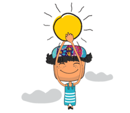 Boy Sun sticker #14552611