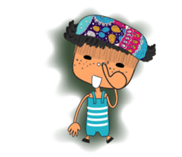 Boy Sun sticker #14552612