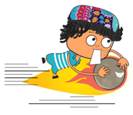 Boy Sun sticker #14552622