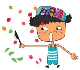 Boy Sun sticker #14552623