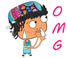 Boy Sun sticker #14552628