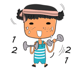 Boy Sun sticker #14552629