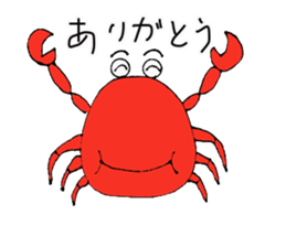 Funny Crabs sticker #14553302