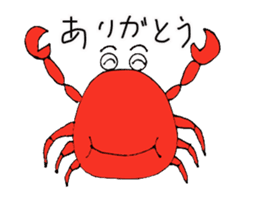 Funny Crabs sticker #14553302