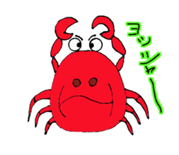 Funny Crabs sticker #14553303