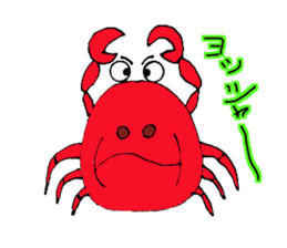Funny Crabs sticker #14553303