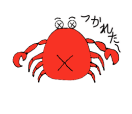 Funny Crabs sticker #14553304
