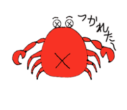 Funny Crabs sticker #14553304