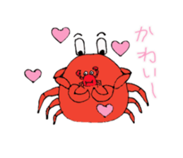 Funny Crabs sticker #14553308