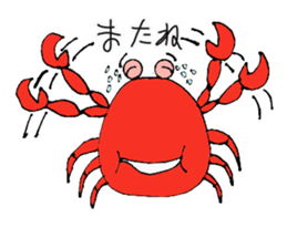 Funny Crabs sticker #14553310