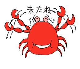 Funny Crabs sticker #14553310