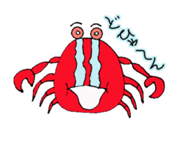Funny Crabs sticker #14553318