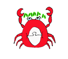 Funny Crabs sticker #14553319