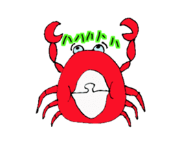 Funny Crabs sticker #14553319