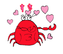 Funny Crabs sticker #14553323