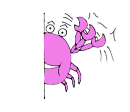Funny Crabs sticker #14553324