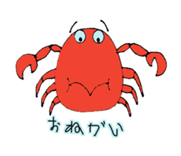 Funny Crabs sticker #14553325