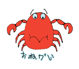 Funny Crabs sticker #14553325