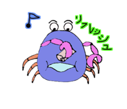 Funny Crabs sticker #14553326