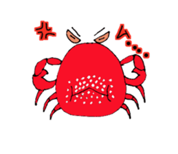 Funny Crabs sticker #14553327