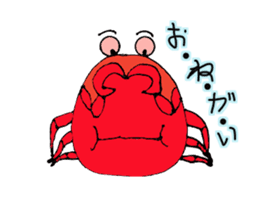 Funny Crabs sticker #14553329