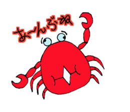 Funny Crabs sticker #14553332