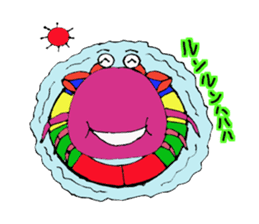 Funny Crabs sticker #14553336