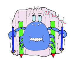 Funny Crabs sticker #14553339