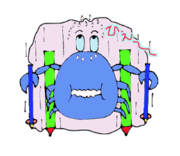Funny Crabs sticker #14553339