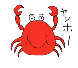 Funny Crabs sticker #14553341