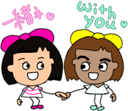 Okappahko Ribbon_nu 5th Avenue sticker #14553653