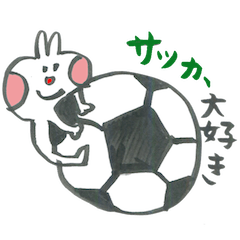 Football lover rabbit