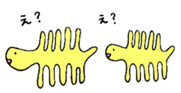 Cambrian creatures sticker #14555506