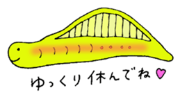 Cambrian creatures sticker #14555518