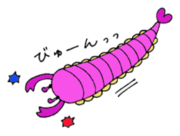 Cambrian creatures sticker #14555522