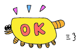 Cambrian creatures sticker #14555539