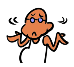 Skinhead and glasses2(your face series) sticker #14556599