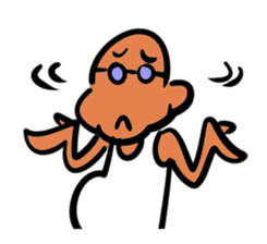 Skinhead and glasses2(your face series) sticker #14556599