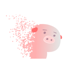 The pig who do not pay for the game sticker #14556775