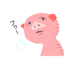 The pig who do not pay for the game sticker #14556797