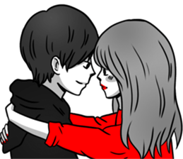 Manga couple in love - Special Edition sticker #14556799