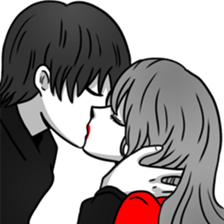 Manga couple in love - Special Edition sticker #14556800