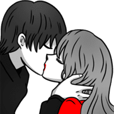 Manga couple in love - Special Edition sticker #14556800