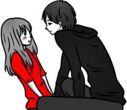 Manga couple in love - Special Edition sticker #14556801