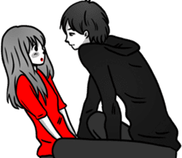 Manga couple in love - Special Edition sticker #14556801