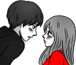 Manga couple in love - Special Edition sticker #14556803