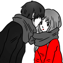 Manga couple in love - Special Edition sticker #14556804