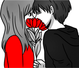 Manga couple in love - Special Edition sticker #14556806